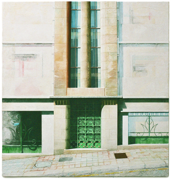 mixed media on canvas